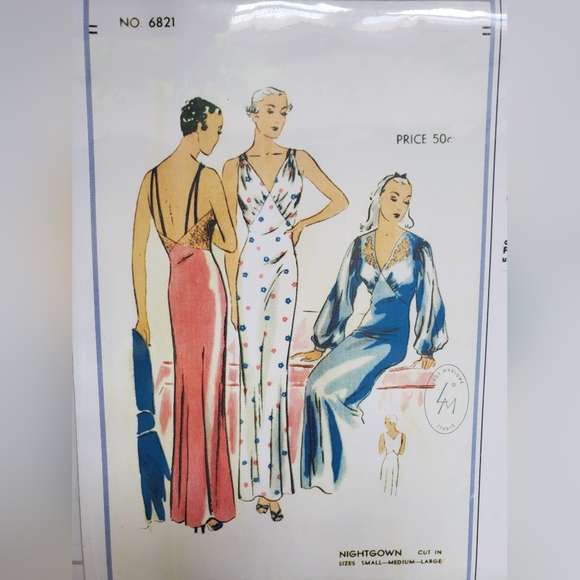 Vintage 1930's Dress Patterns, Uncut - Picture 2 of 10